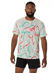 ASICS | Camiseta de running para hombre Road All Over Print SS Top | Multicolor