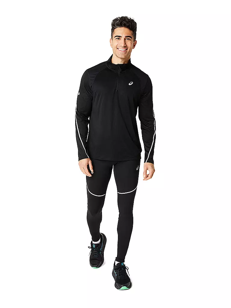 ASICS | Camiseta de running para hombre Road Lite-Show 1/2 Zip | Negro