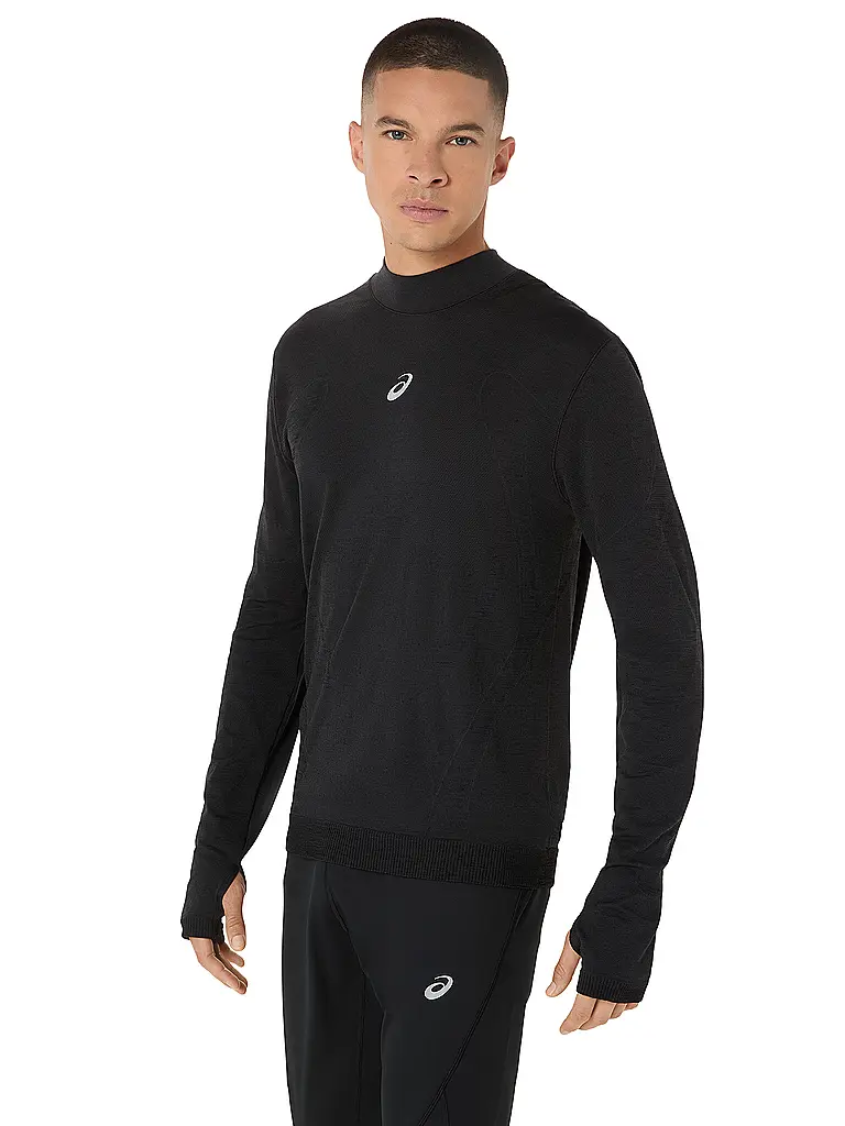 ASICS | Camiseta de running para hombre Road Winter Seamless | Negro