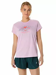 ASICS | Camiseta de running para mujer Fujitrail Logo SS Top | Rosa