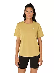 ASICS | Camiseta de running para mujer Road SS Top | Mostaza