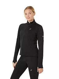 ASICS | Camiseta de running para mujer Road Winter con cremallera de 1/2 | Negro