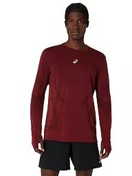 ASICS | Camiseta de running sin costuras Road para hombre | Rojo oscuro