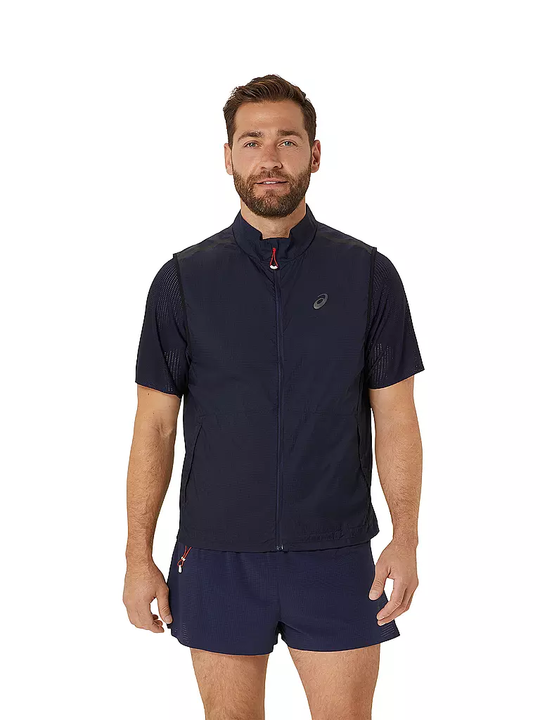 ASICS | Chaleco de running para hombre Metarun Packable | Azul