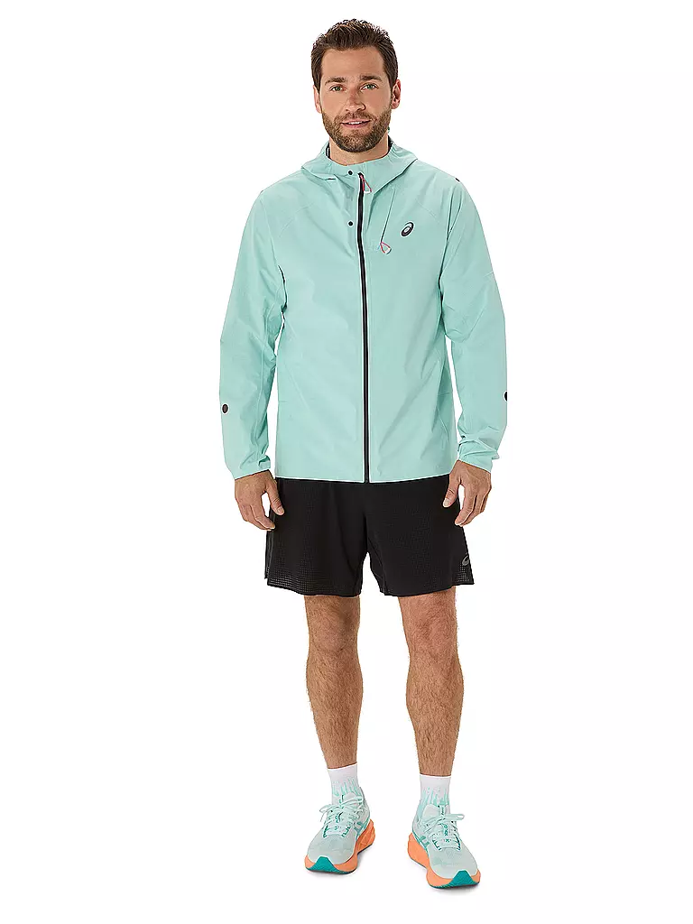 ASICS | Chaqueta de running para hombre Metarun Waterproof | Azul claro