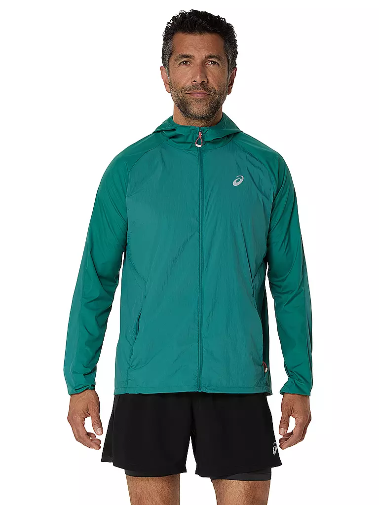 ASICS | Chaqueta de running para hombre Road Packable | Petróleo