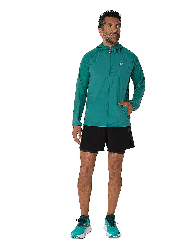 ASICS | Chaqueta de running para hombre Road Packable | Petróleo
