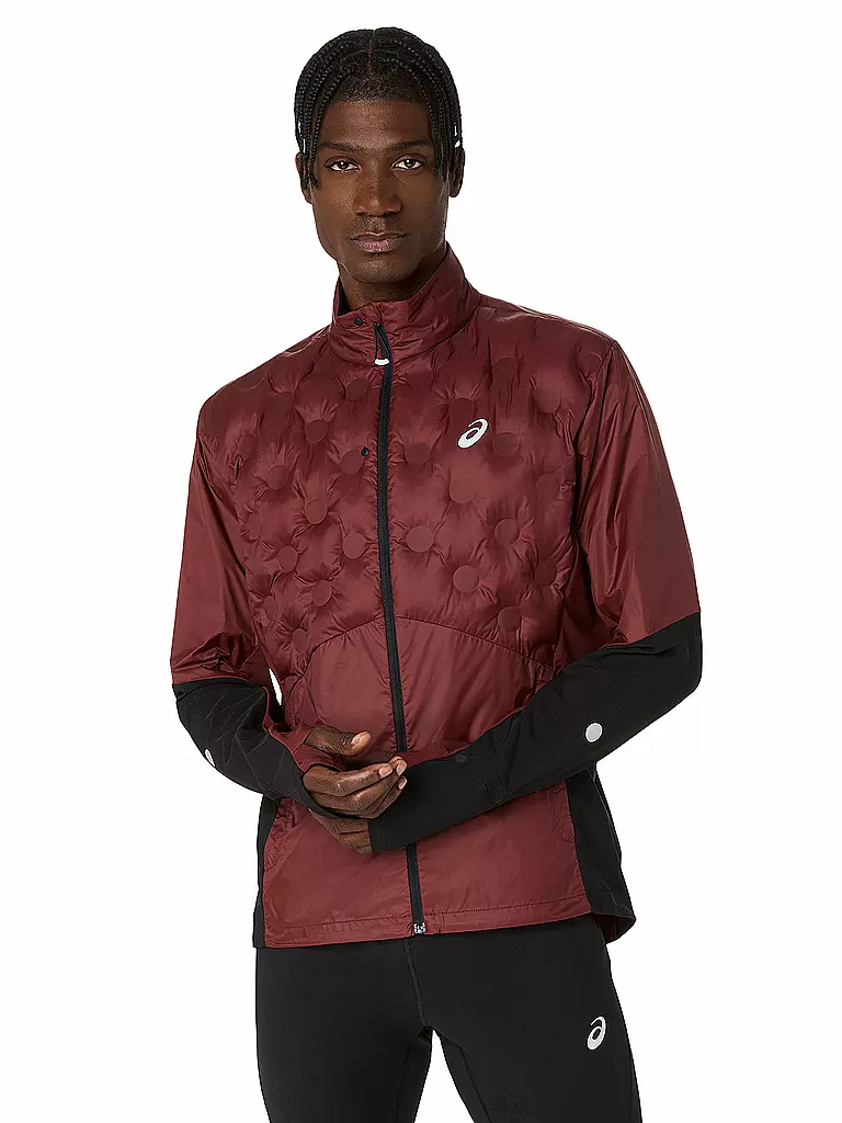 ASICS | Chaqueta de running para hombre Road Winter | Rojo oscuro