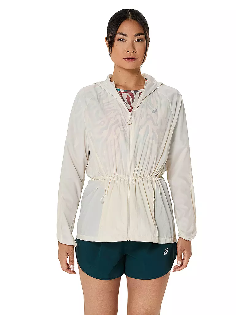 ASICS | Chaqueta de running Road Packable para mujer | Crema