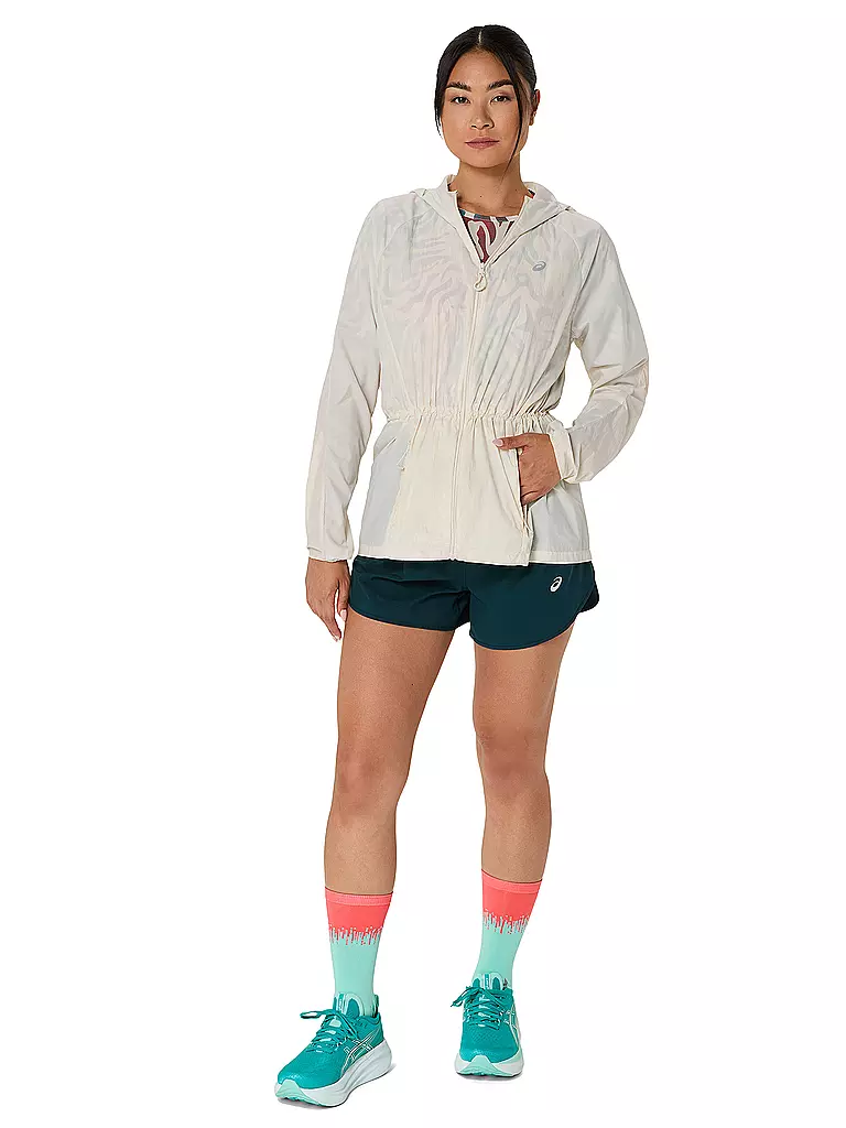 ASICS | Chaqueta de running Road Packable para mujer | Crema