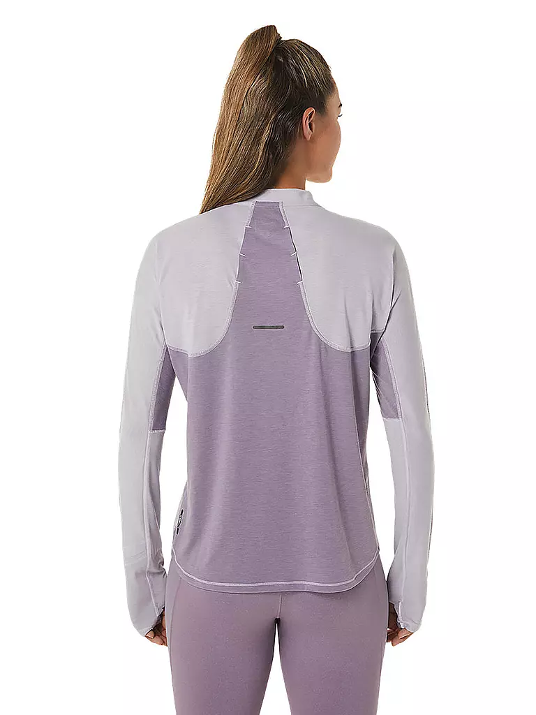 ASICS | Damen Laufshirt METARUN™ 1/2 Zip LS | Lila