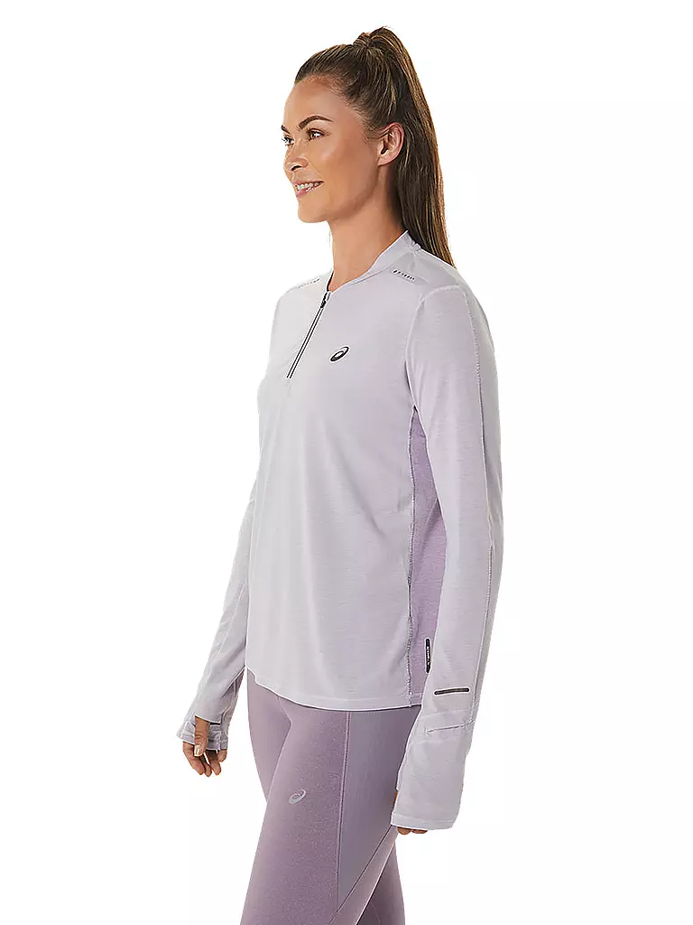 ASICS | Damen Laufshirt METARUN™ 1/2 Zip LS | Lila