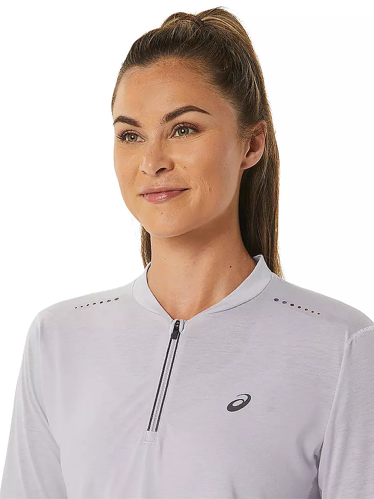 ASICS | Damen Laufshirt METARUN™ 1/2 Zip LS | Lila