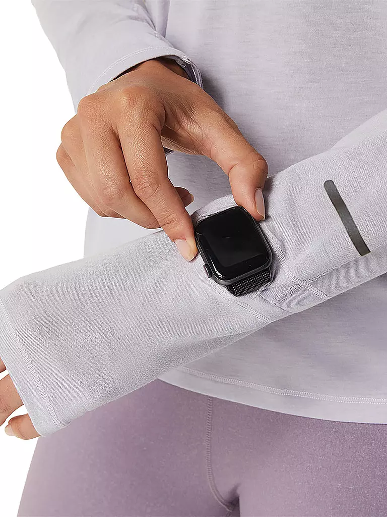 ASICS | Damen Laufshirt METARUN™ 1/2 Zip LS | Lila