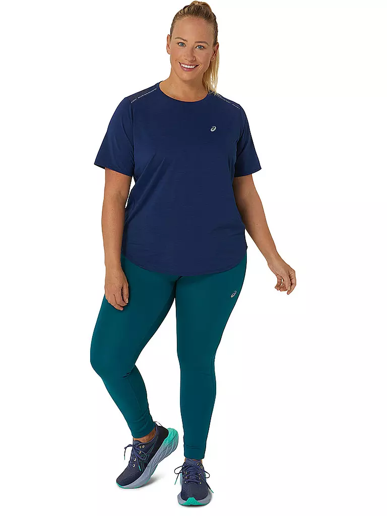ASICS | Damen Laufshirt Road SS Top | Azul oscuro
