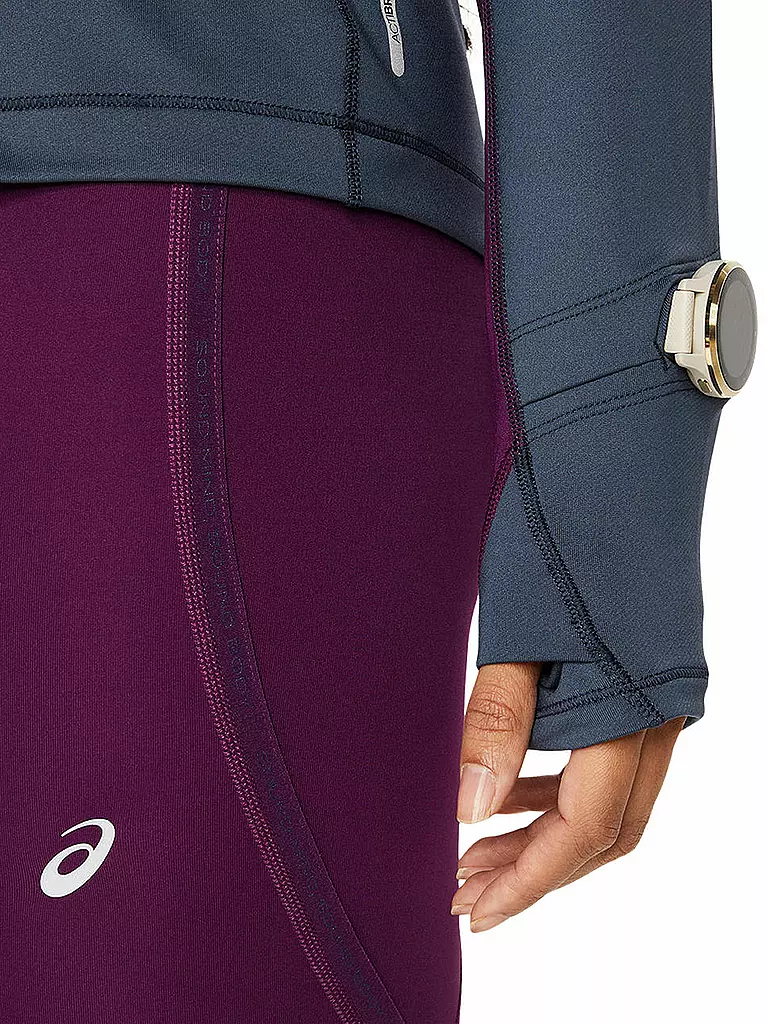 ASICS | Damen Laufshirt Winter Run 1/2 Zip | Lila