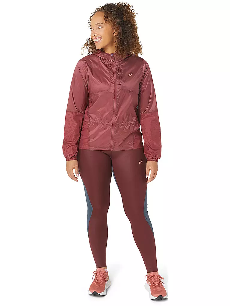 ASICS | Damen Lauftight Nagino Run | Rojo oscuro