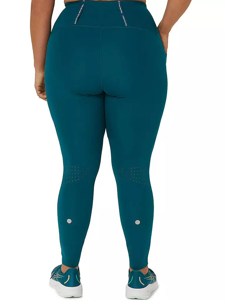 ASICS | Damen Lauftight Road High Waist | Verde oscuro
