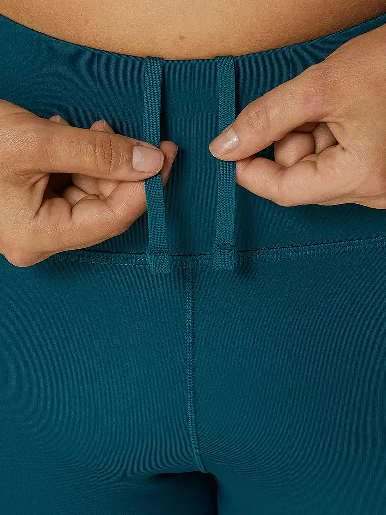 ASICS | Damen Lauftight Road High Waist | Verde oscuro