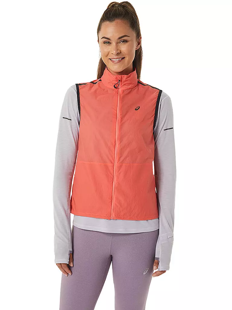 ASICS | Damen Laufweste Metarun™ Packable Vest | Coral