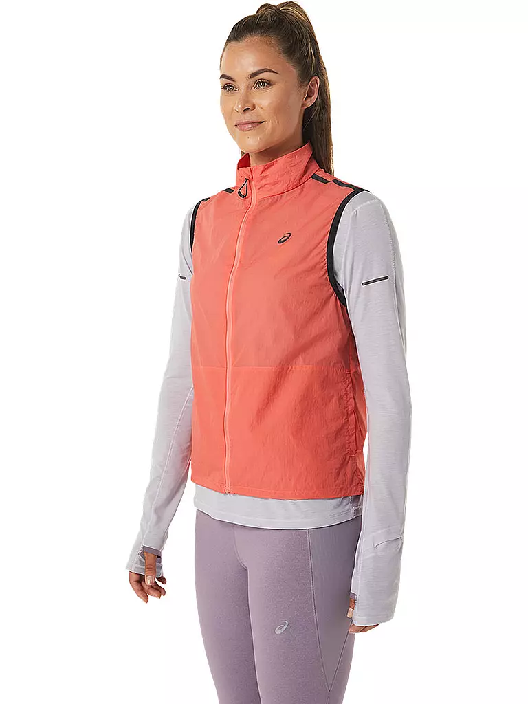 ASICS | Damen Laufweste Metarun™ Packable Vest | Coral