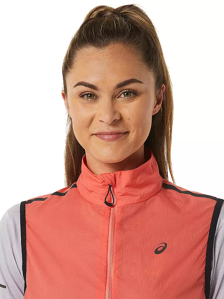 ASICS | Damen Laufweste Metarun™ Packable Vest | Coral