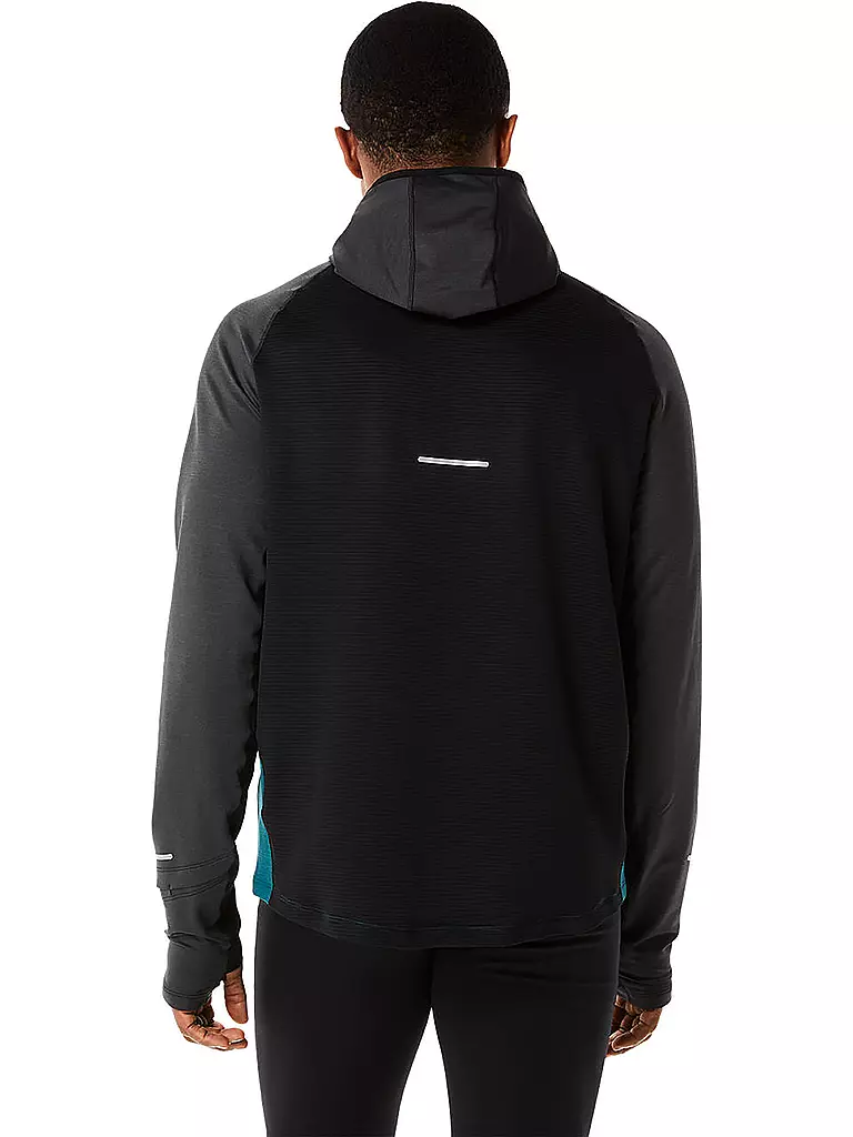 ASICS | Herren Laufhoodie Winter Run LS | Petróleo