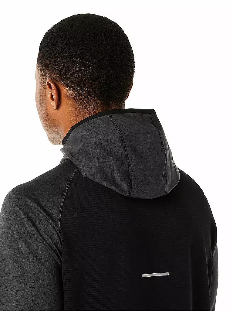 ASICS | Herren Laufhoodie Winter Run LS | Petróleo