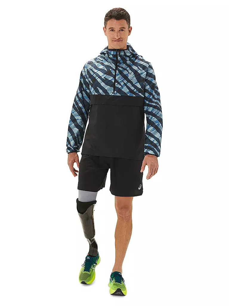 ASICS | Herren Laufjacke Wild Camo Anorak | Azul