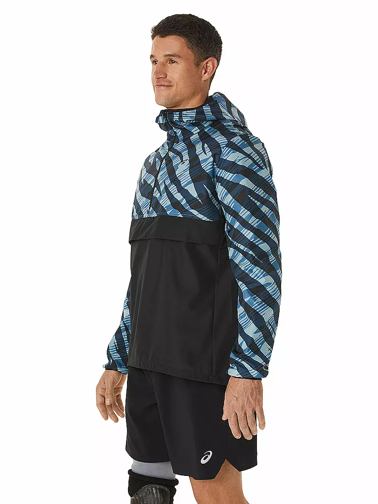ASICS | Herren Laufjacke Wild Camo Anorak | Azul