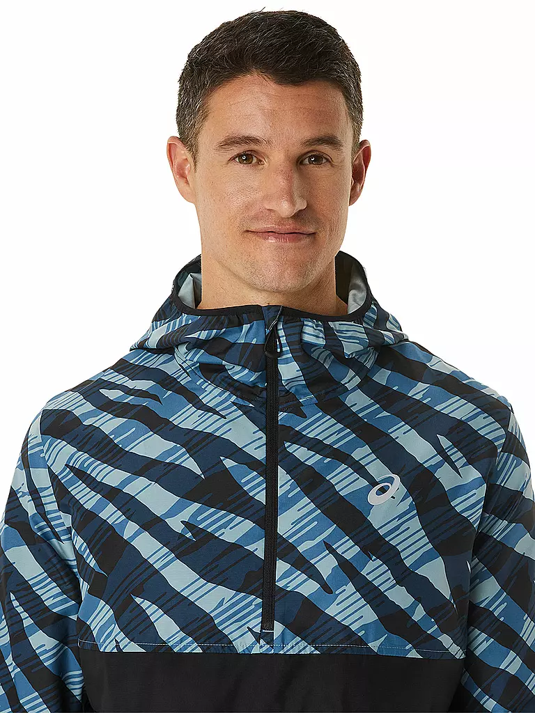 ASICS | Herren Laufjacke Wild Camo Anorak | Azul