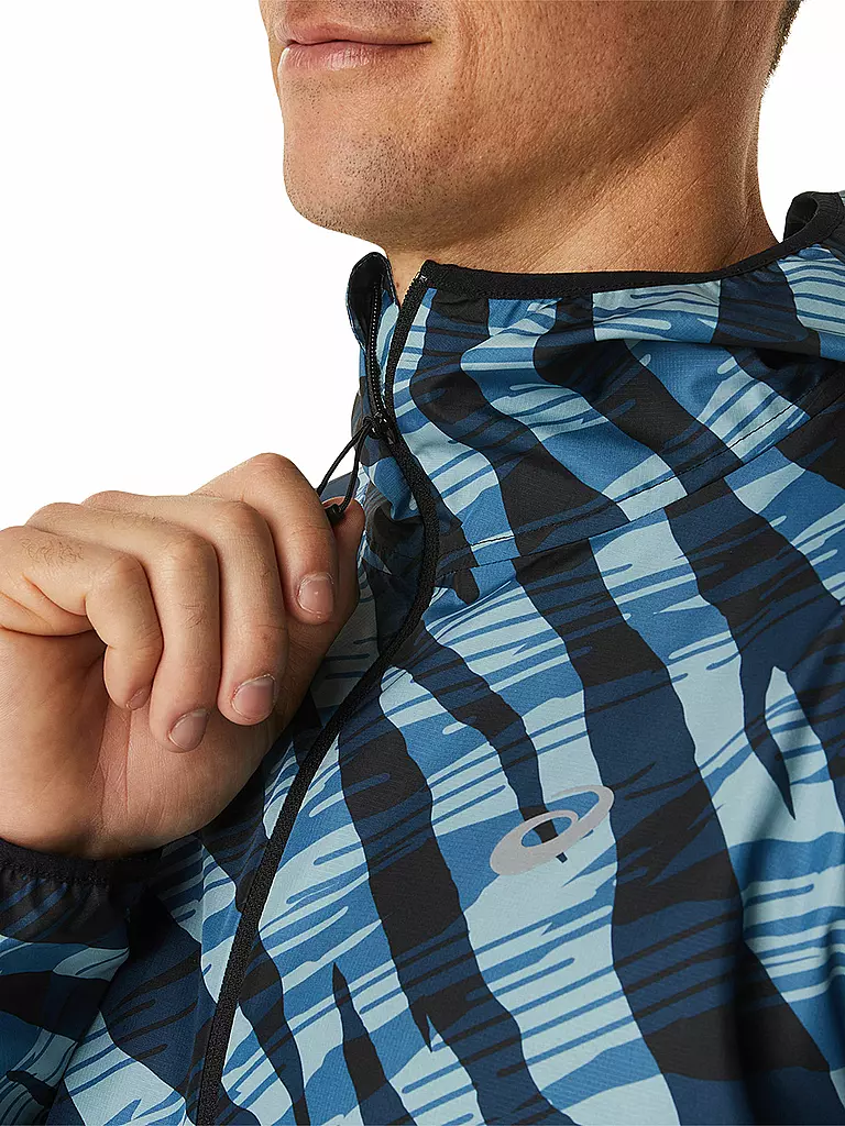 ASICS | Herren Laufjacke Wild Camo Anorak | Azul