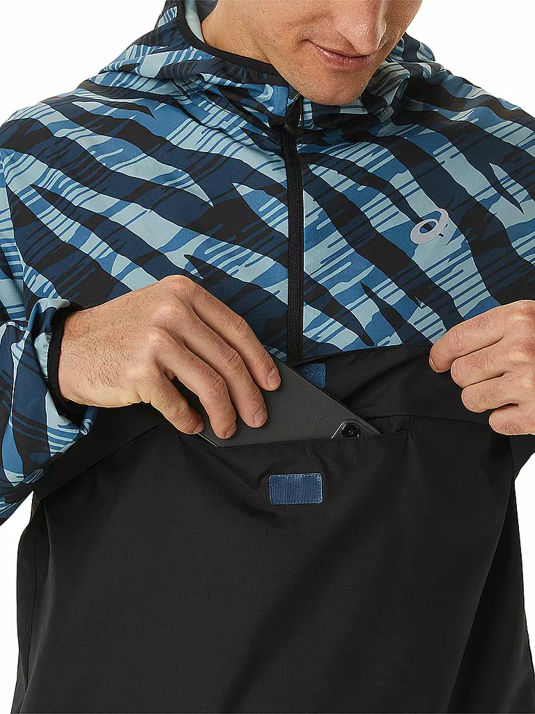 ASICS | Herren Laufjacke Wild Camo Anorak | Azul