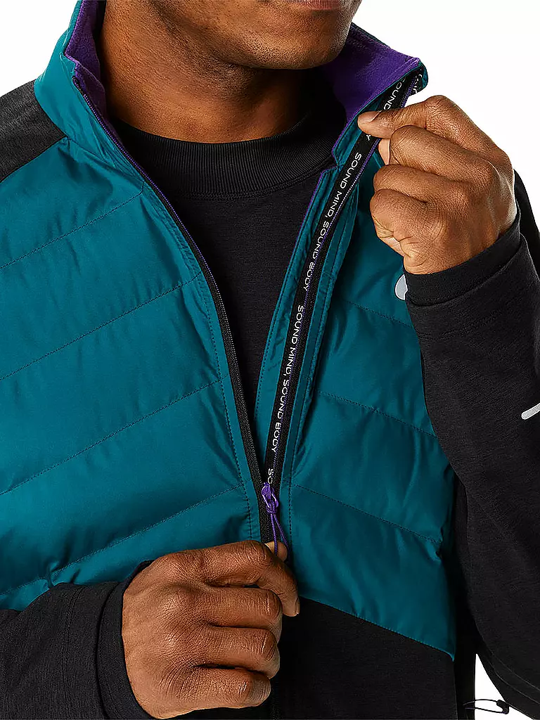 ASICS | Herren Laufjacke Winter Run Jacket | Petróleo