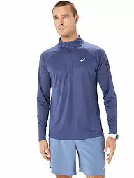 ASICS | Herren Laufshirt Icon LS 1/2 Zip | Azul
