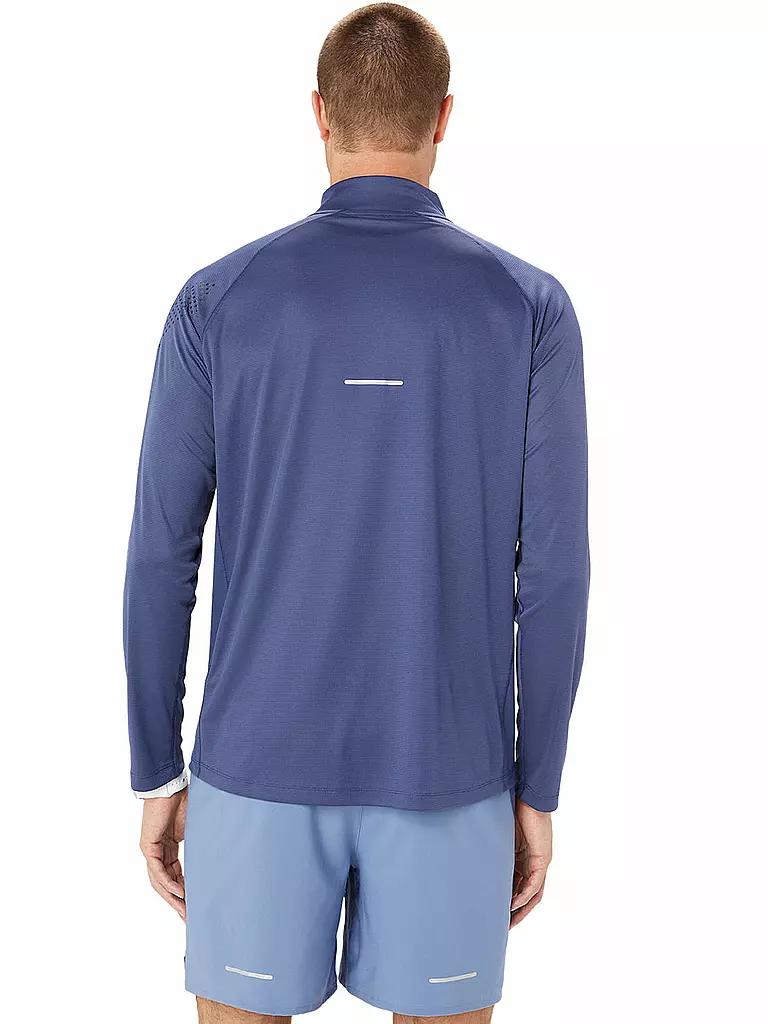 ASICS | Herren Laufshirt Icon LS 1/2 Zip | Azul