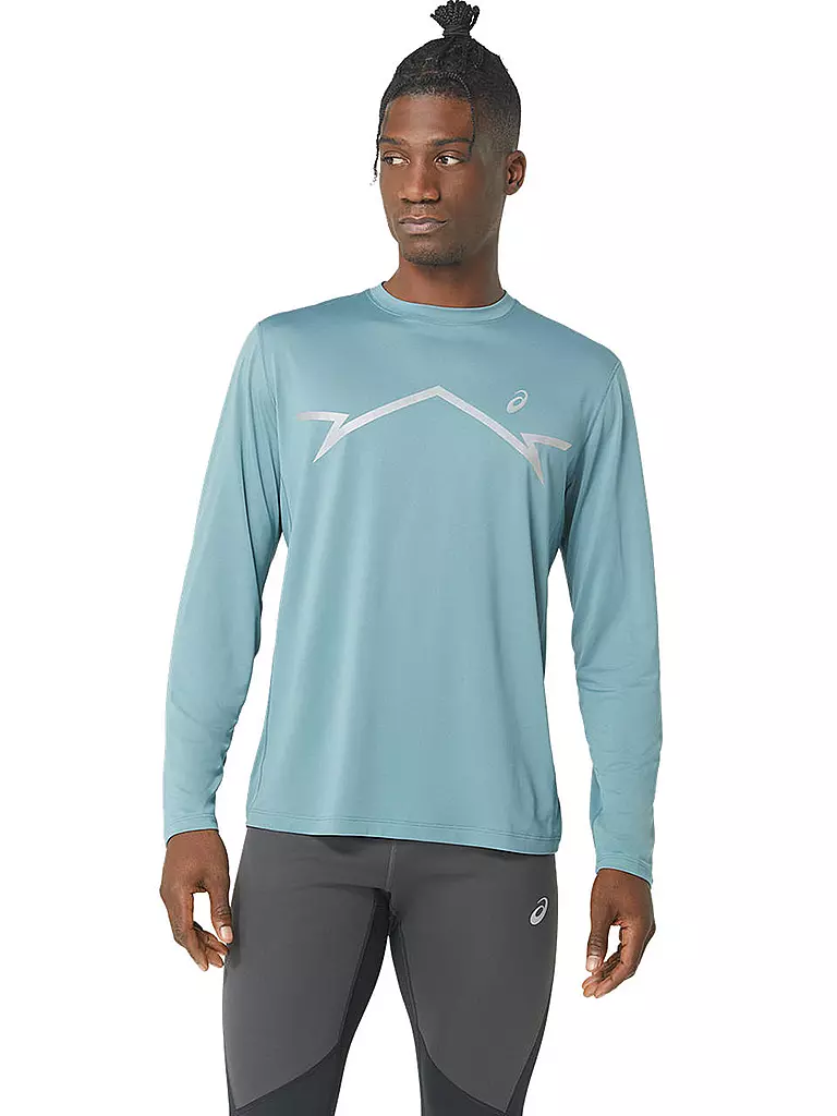 ASICS | Herren Laufshirt Lite-Show LS Top | Petróleo