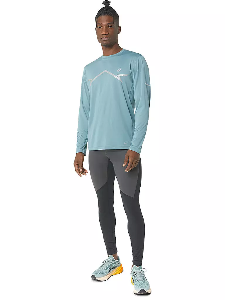 ASICS | Herren Laufshirt Lite-Show LS Top | Petróleo
