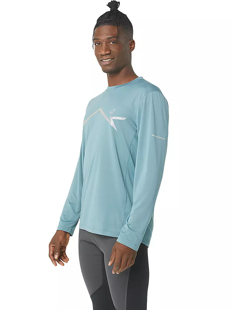 ASICS | Herren Laufshirt Lite-Show LS Top | Petróleo