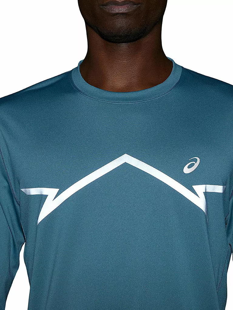 ASICS | Herren Laufshirt Lite-Show LS Top | Petróleo