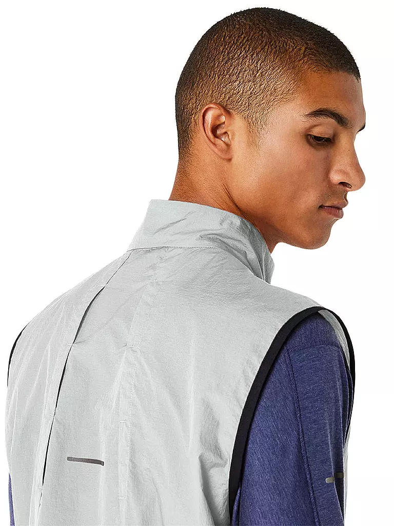 ASICS | Herren Laufweste METARUN™ Packable Vest | Gris