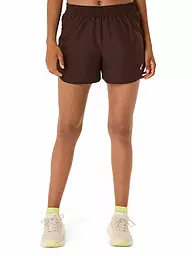 ASICS | Pantalón corto de running para mujer Nagino Run Adjustable de 4 pulgadas | Marrón
