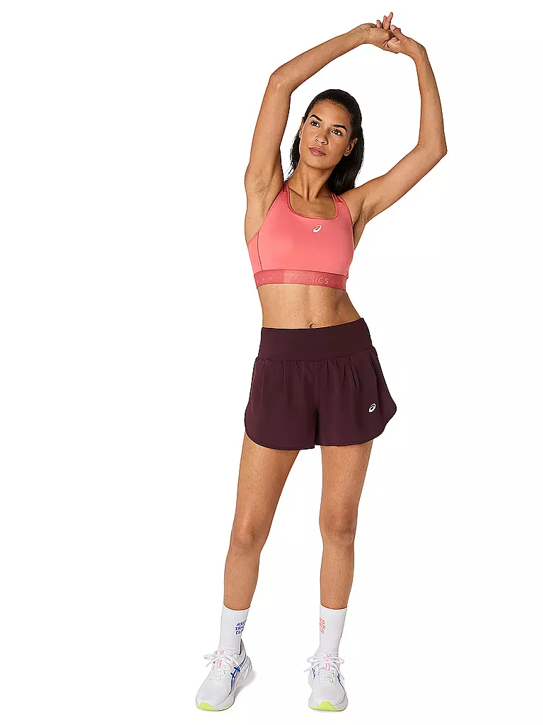 ASICS | Sujetador deportivo de compresión de alta sujeción para mujer | Coral