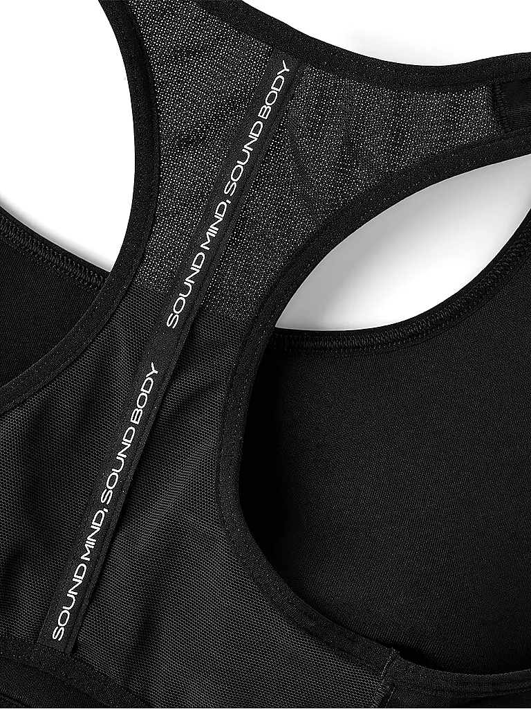 ASICS | Sujetador deportivo de compresión de alta sujeción para mujer | Negro