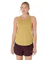 ASICS | Tank de running Road para mujer | Mostaza
