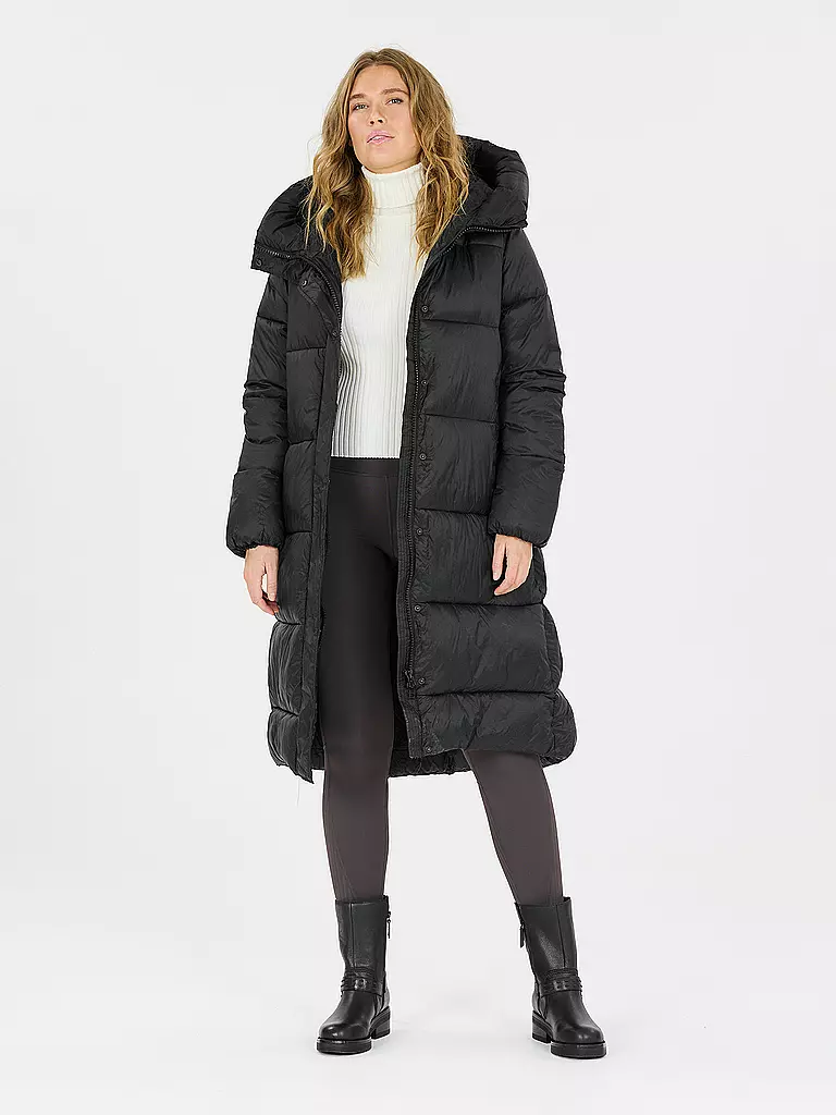 ATHLECIA | Abrigo largo Miraz para mujer | Negro