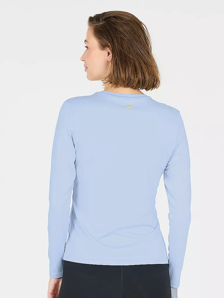 ATHLECIA | Camiseta de fitness Almi para mujer | Azul claro