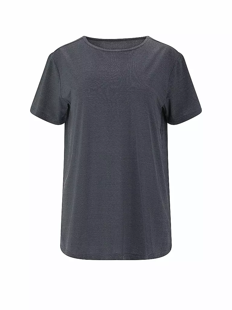 ATHLECIA | Camiseta de fitness Lizzy para mujer | Azul oscuro