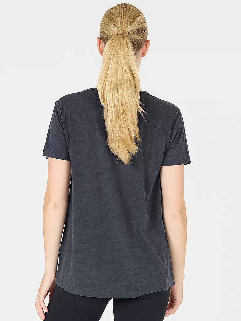 ATHLECIA | Camiseta de fitness Lizzy para mujer | Azul oscuro