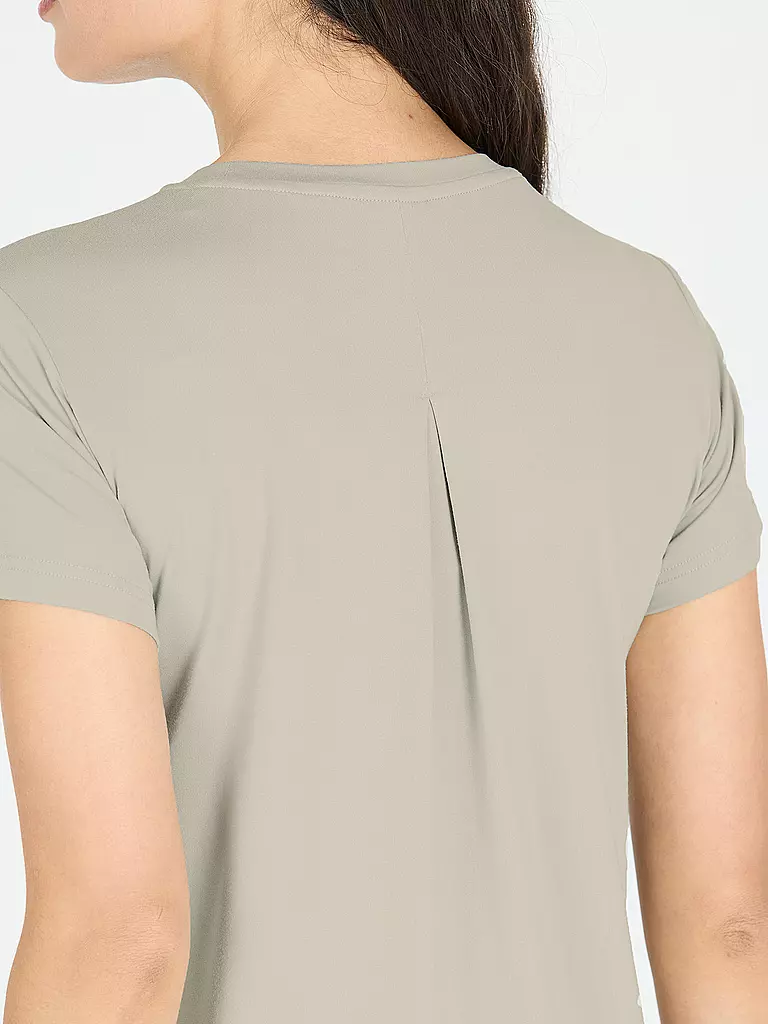 ATHLECIA | Camiseta de fitness Pacy para mujer | Beige